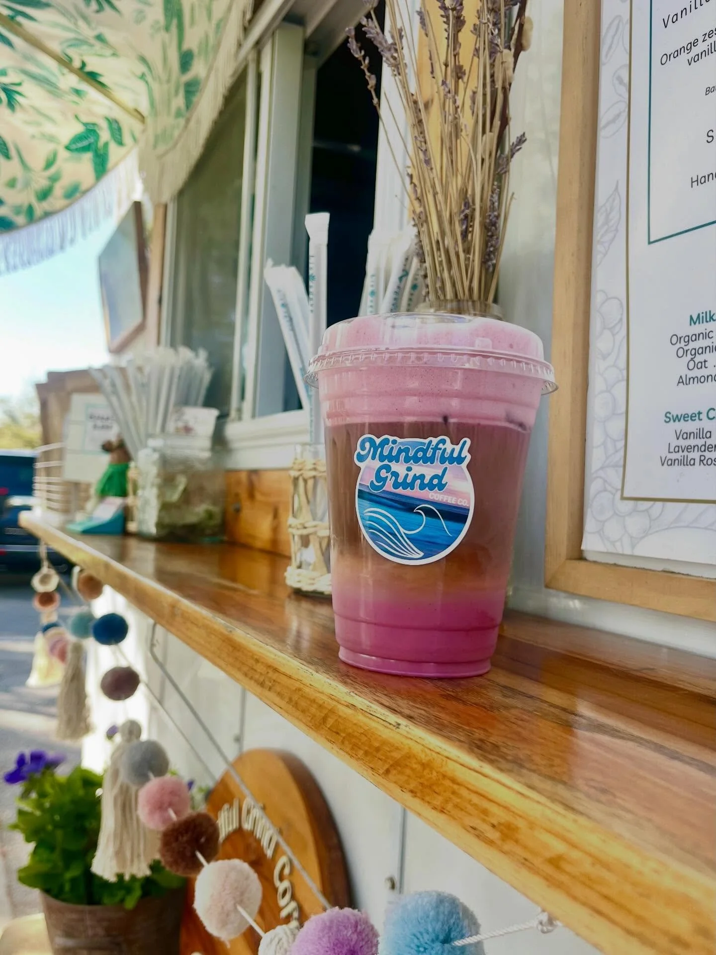 Our Vanilla Beet Rose Latte is a great way to welcome spring. If you are a fan of beets you&rsquo;ll certainly enjoy this one. It has an added delicate flavor of rose petal and a slight sweetness with our vanilla syrup. It&rsquo;s also delicious hot.
