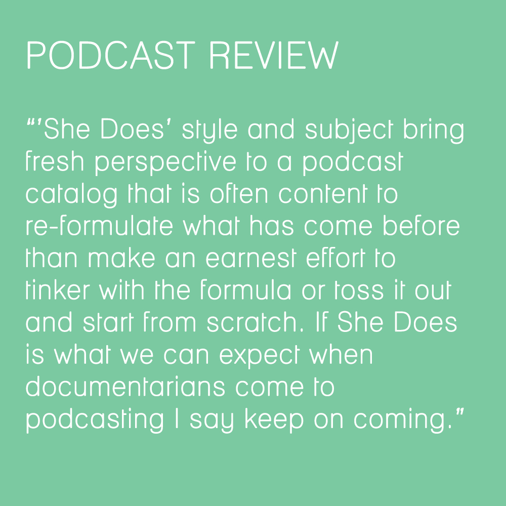 Ryan Steiner reviews She Does