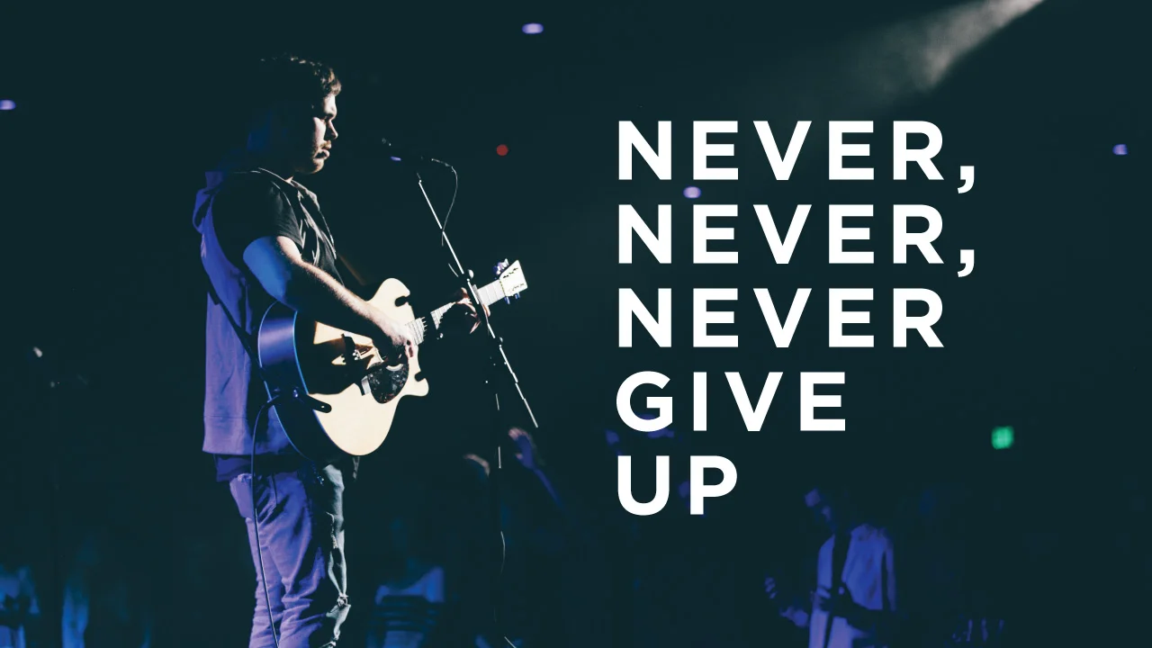 I Think I Wanna Marry You - Never, Never, Never, Never Give Up