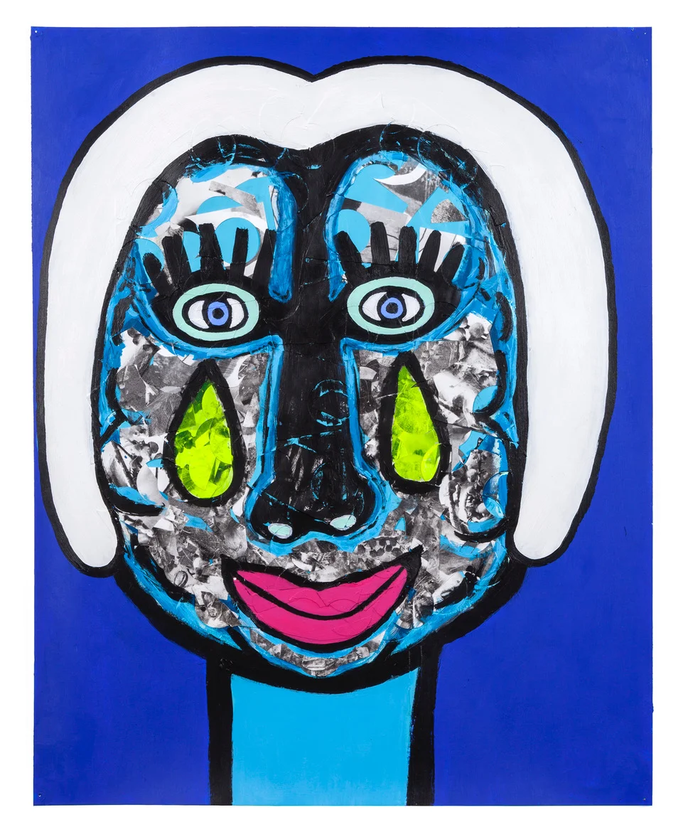 WomanWoman Inspired Acrylic, Paper on Paper 19” x 24”