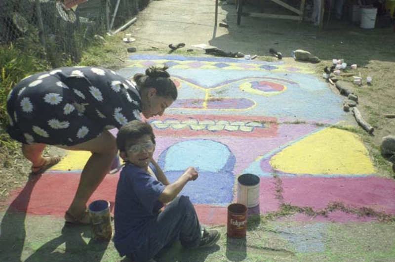 sand painting