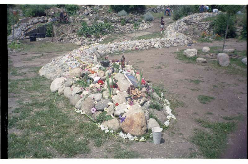 altar offering to the spirits of La Culebra