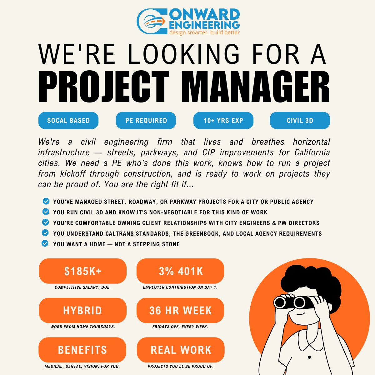 Project Manager (PM) — Onward Engineering