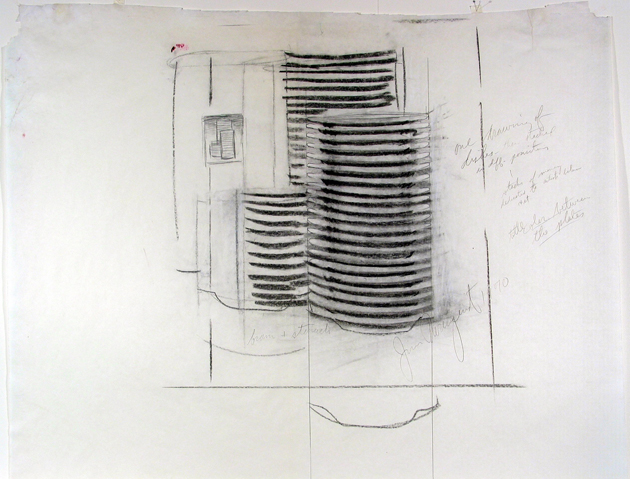 Untitled (One Drawing of Dishes)