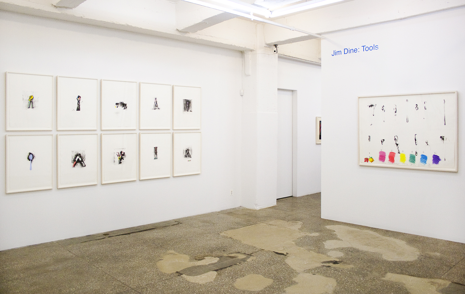 Installation View: Jim Dine: Tools