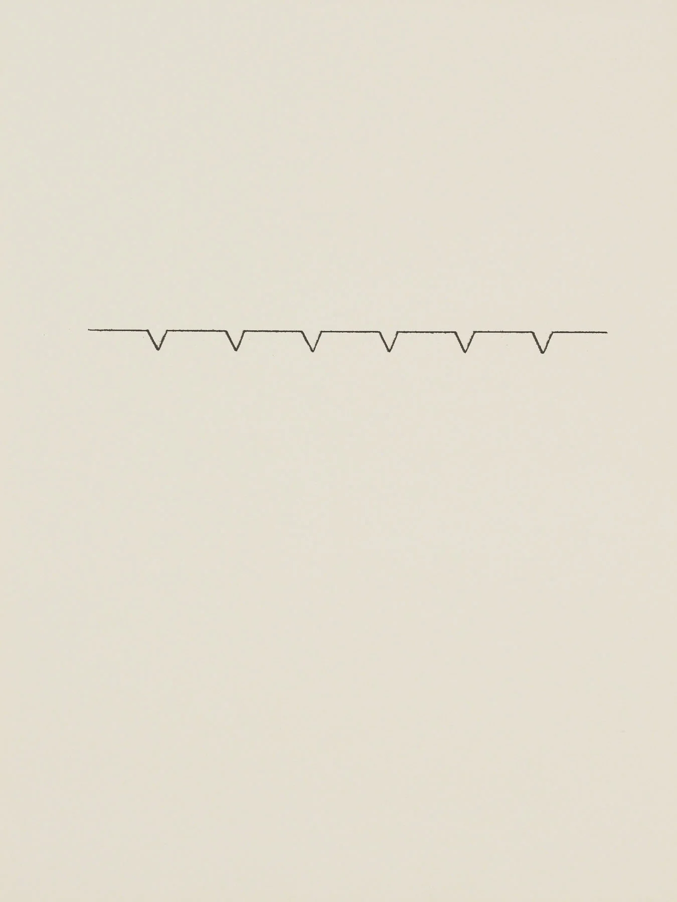 Richard Tuttle Untitled (Whitney Series #39) c. 1971 ink on paper 12 x 9 inches
