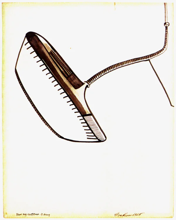 Eva Hesse Untitled 1965 ink on paper 18 3/8 x 15 5/8 inches