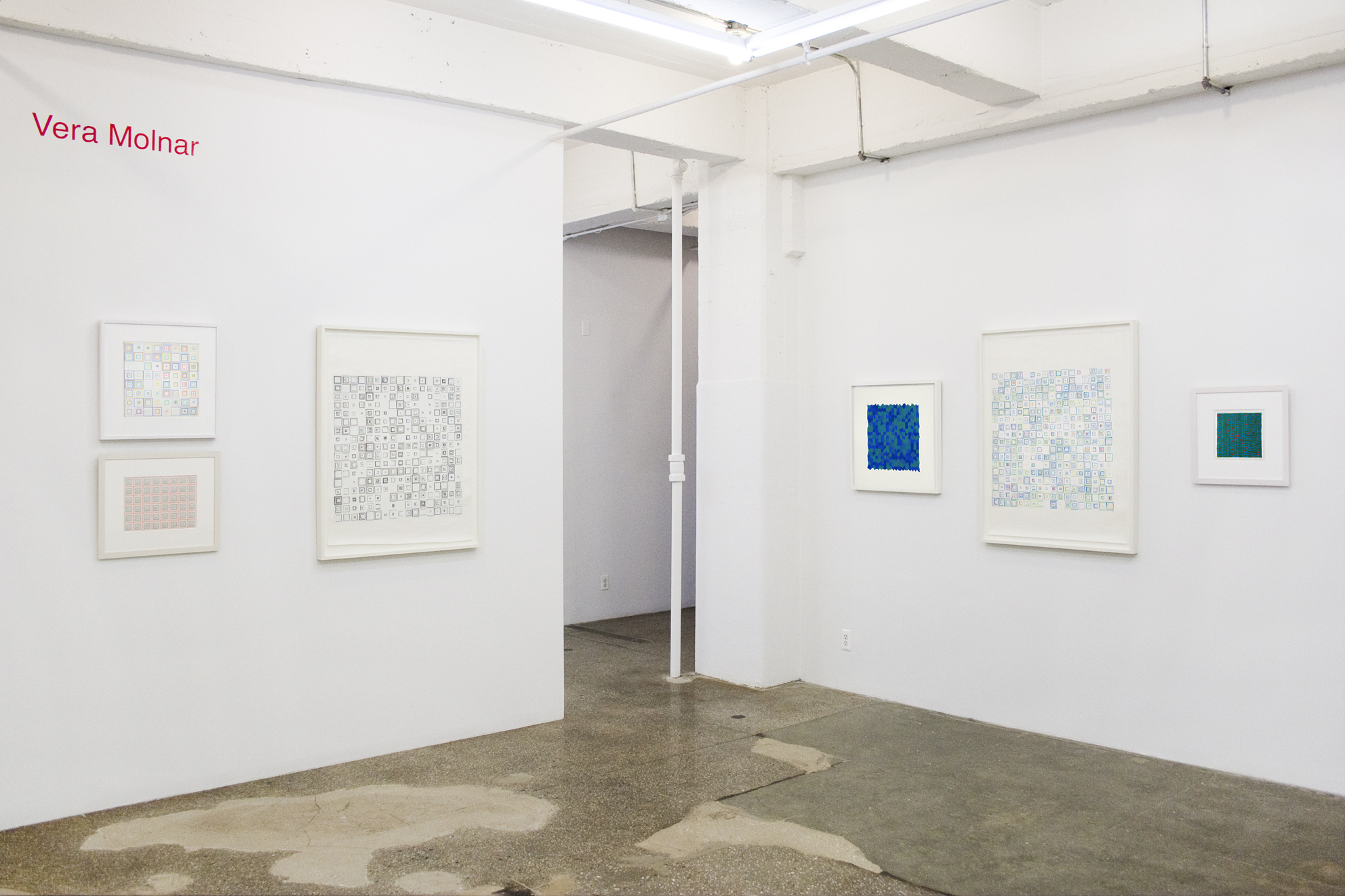 Installation View: Vera Molnar: Regarding the Infinite