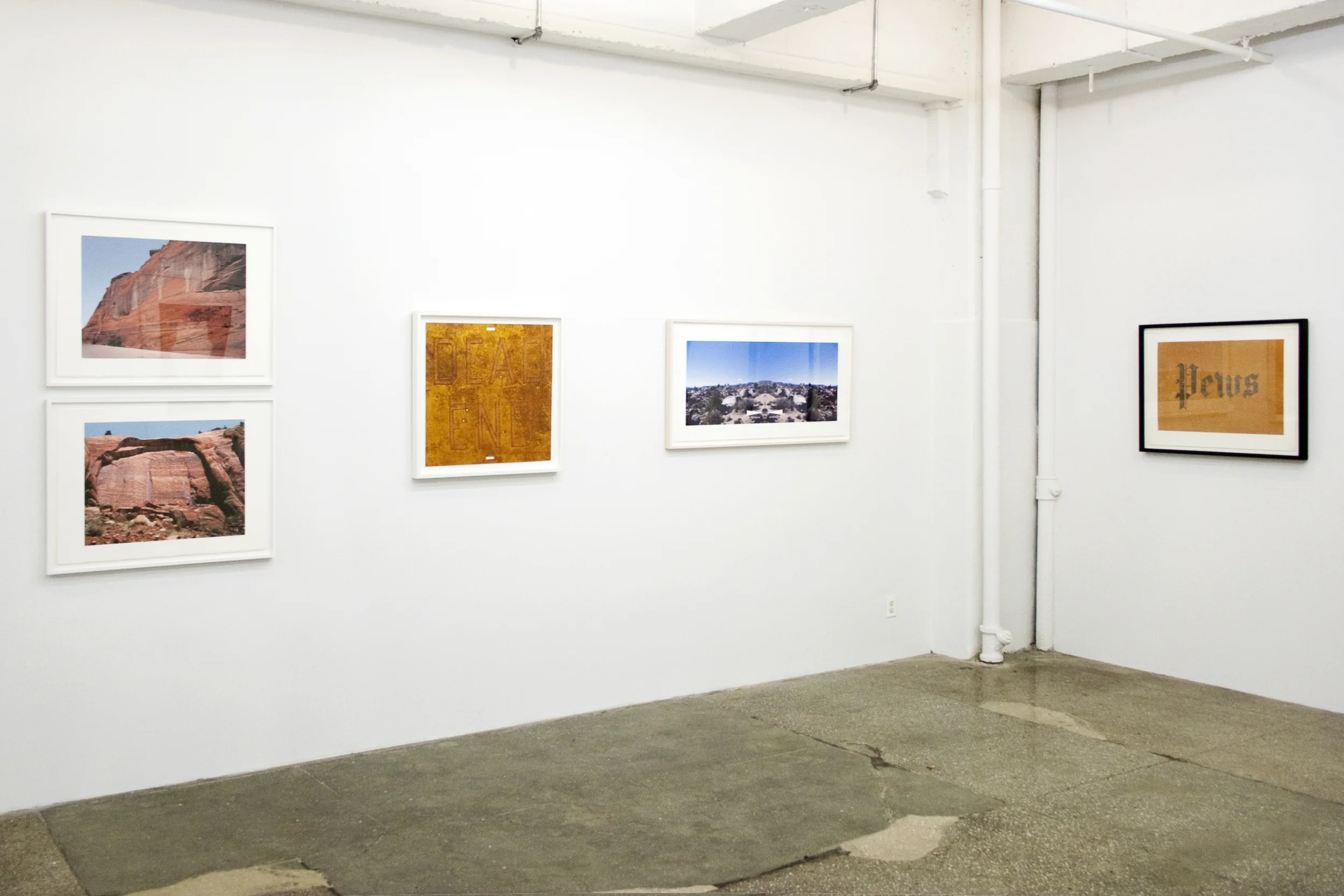Installation View: Bruce Conner and Ed Ruscha