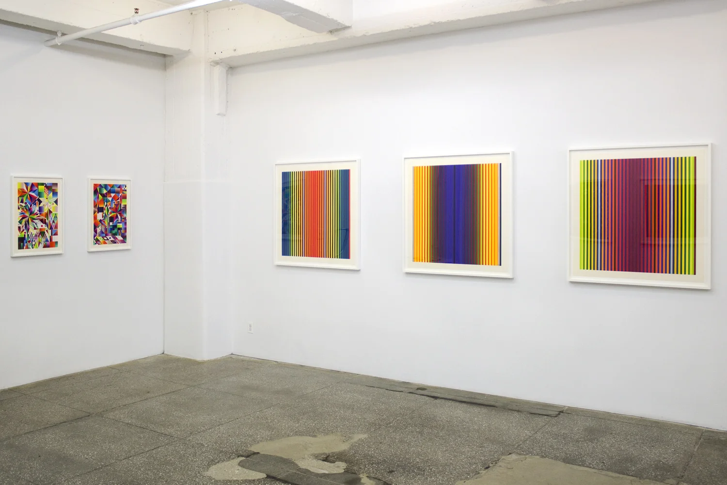 Installation View: Polly Apfelbaum: Atomic Mystic Portraits
