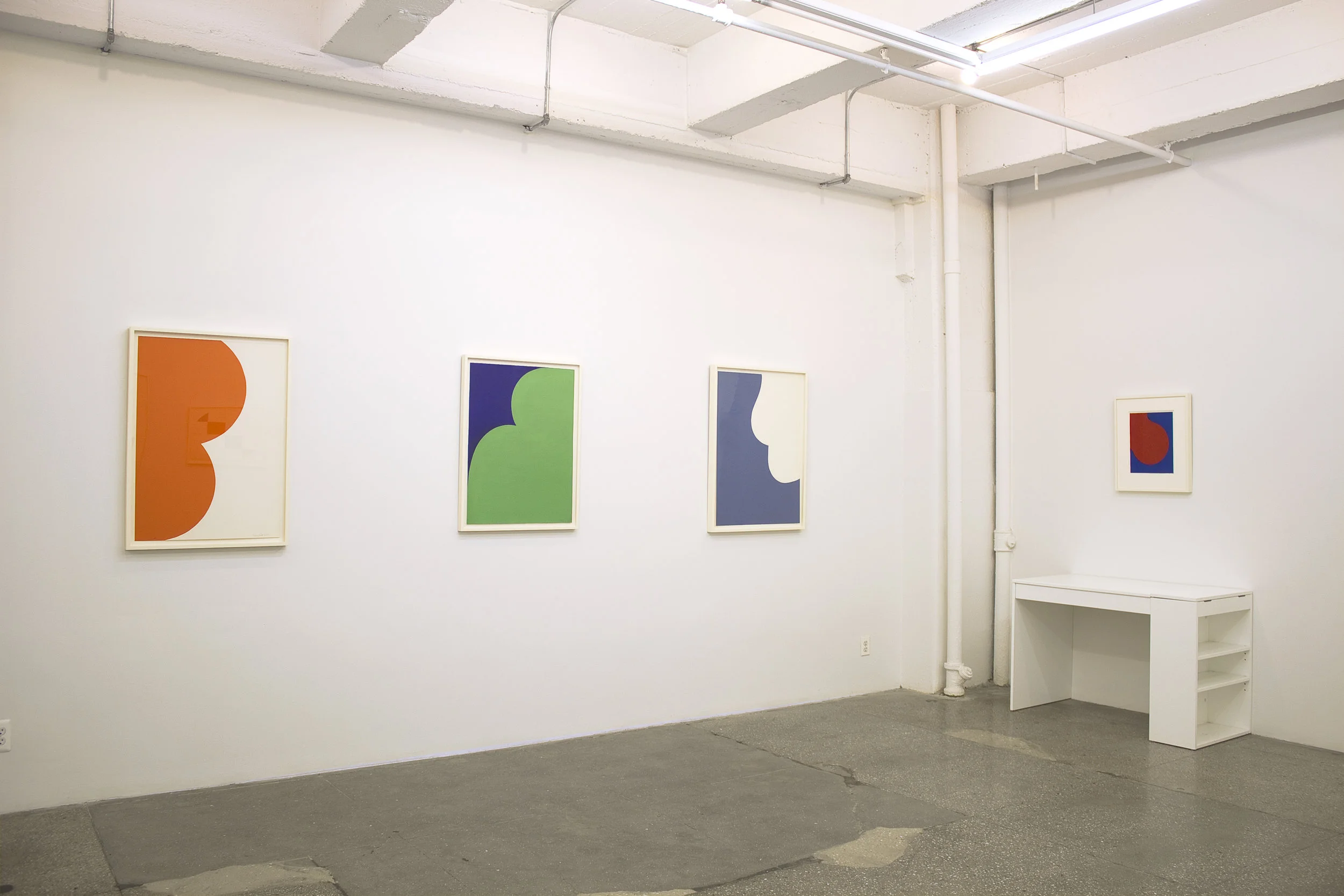 Installation View: Leon Polk Smith: Prints and Related Objects