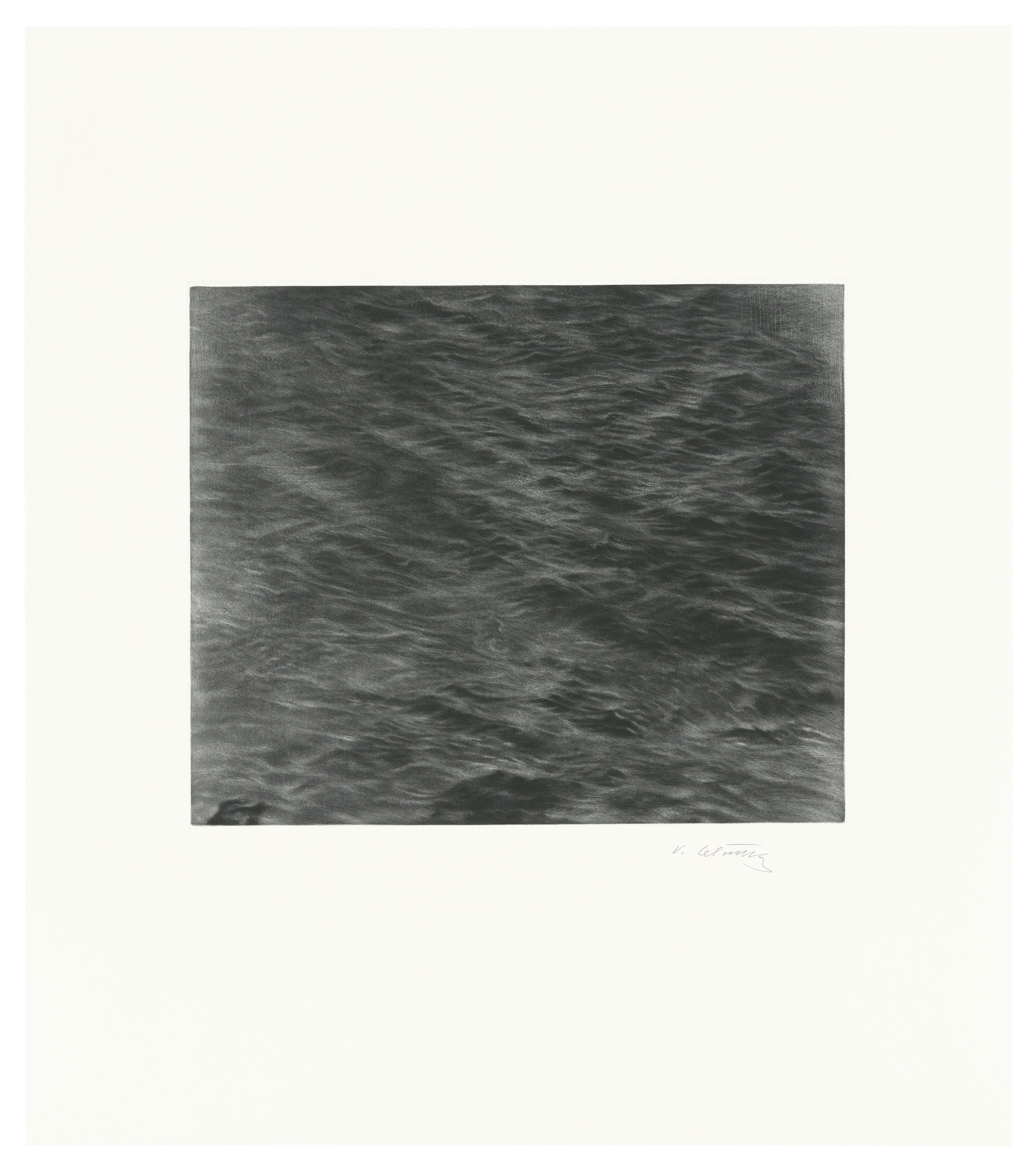 Untitled (Ocean Mezzotint)