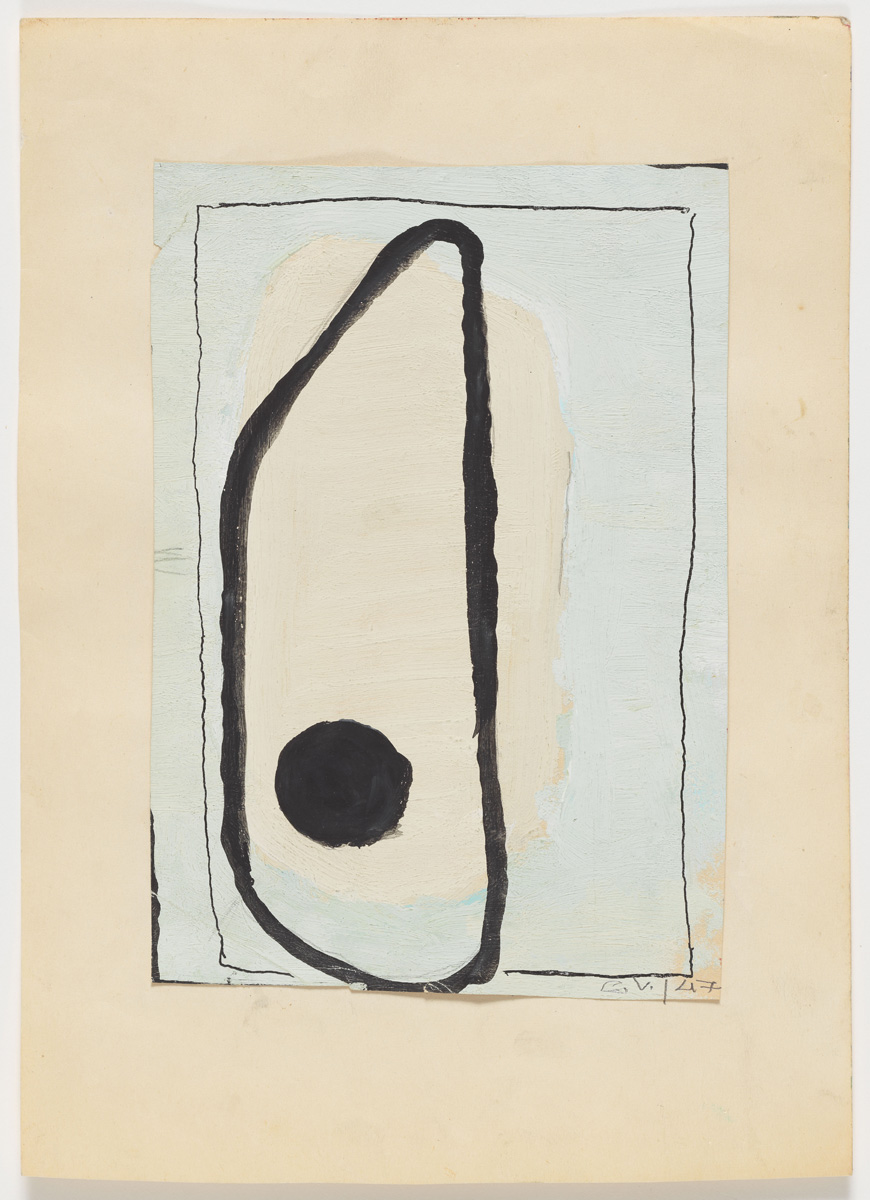 Oval with Point, 1947