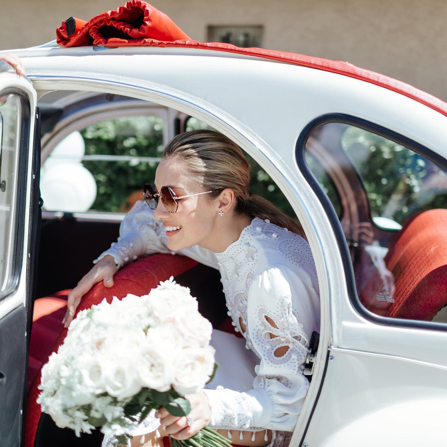 Our #lucytillbride @yasminbaildon stepping out of the most adorable French vintage car to get married in @zimmermann in Saint Tropez!

Featured @bazaaraustralia 

Stay tuned for a a reveal of our latest Saint Tropez Shoot @villabelrose coming to IG s