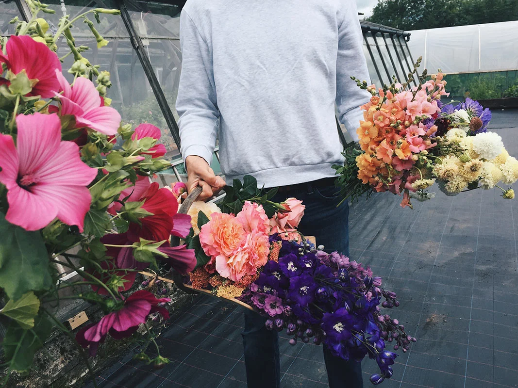 homegrown bridal flowers by Vervain