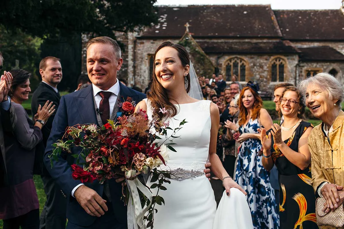 vervain bridal bouquet for a devon wedding