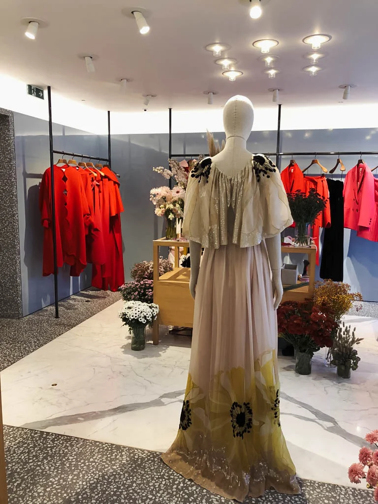 Vervain pop up at Valentino Sloane Street for the launch of their SS19 couture collection.