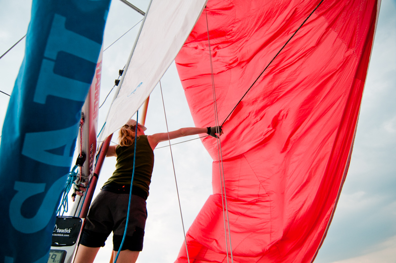 Pre-race practice at the J80 World Championships.