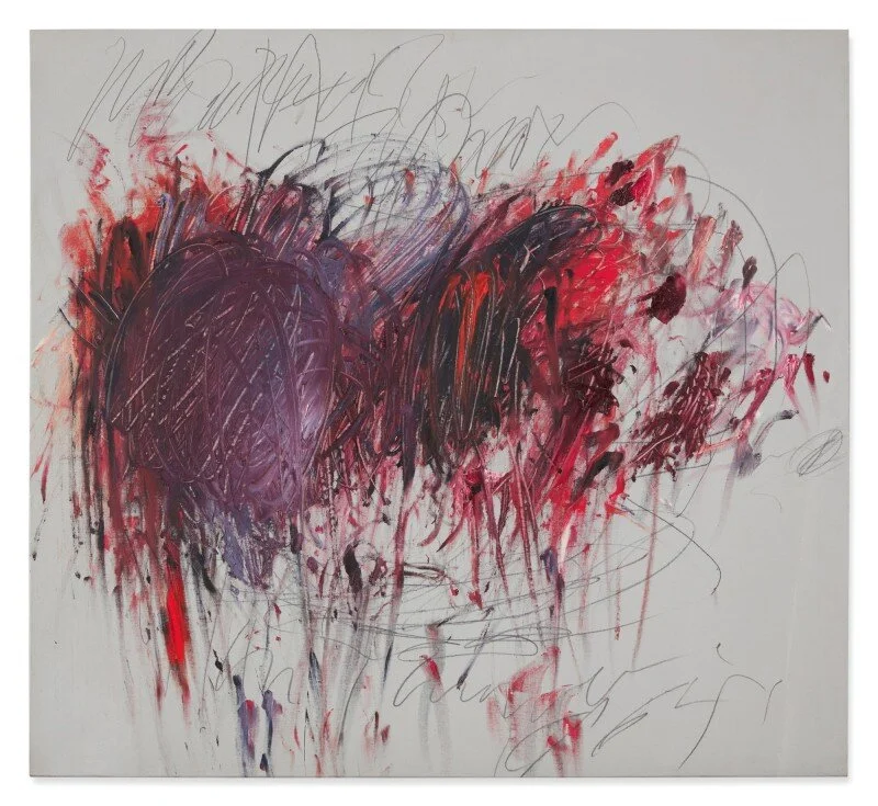 Cy Twombly, Untitled, 1964, Estimate £5,000,000 - 7,000,000.