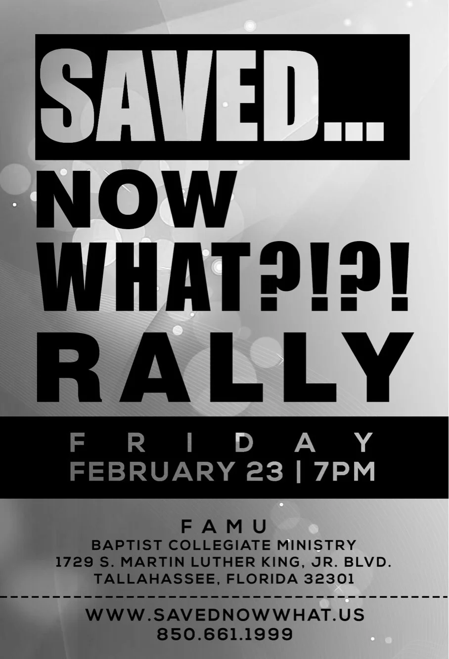 Saved.... Now whats?