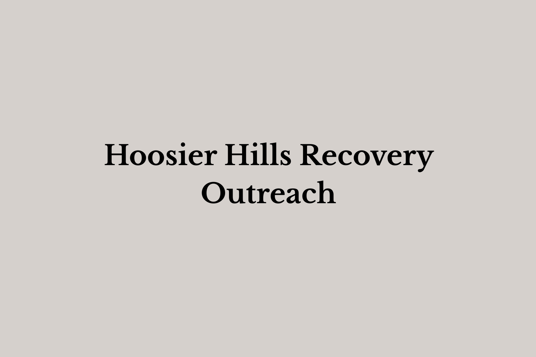 Hoosier Hills Outreach