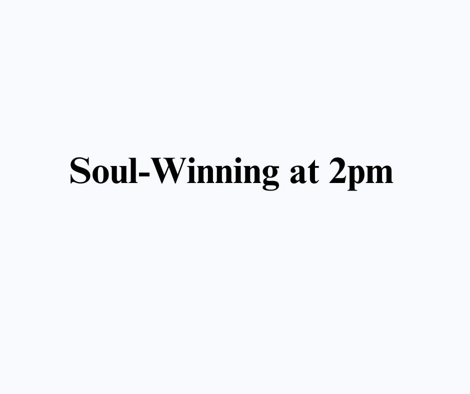 Soulwinning