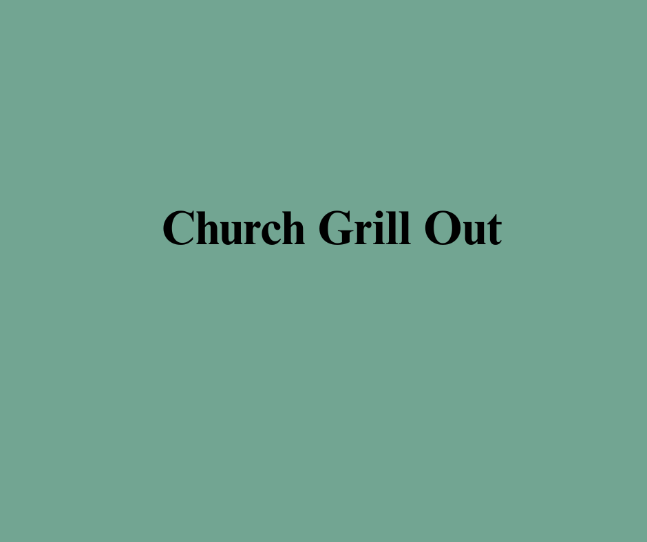 Church Grill Out 