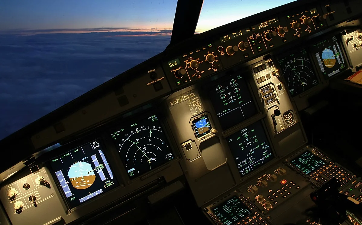 Boeing 737 Next-Gen. Cockpit Instrument Panel