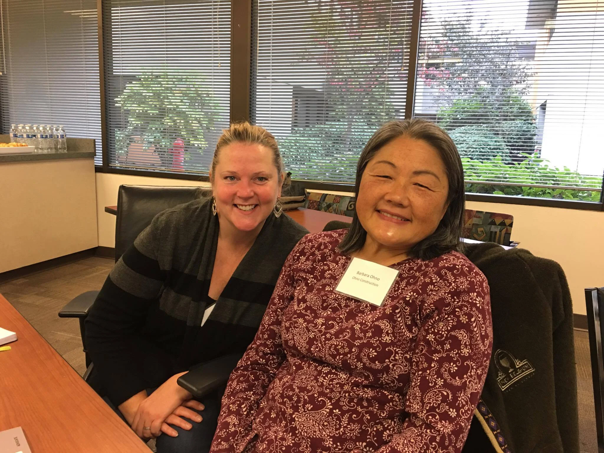 Mary Svendsen (TokuSaku Consulting) and Barbara Ohno (Ohno Construction)
