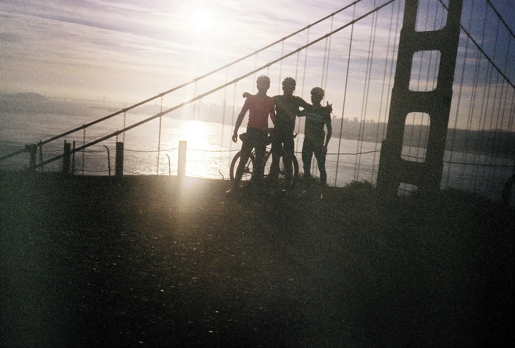 The start of day one - playing tourists at the Golden Gate Bridge