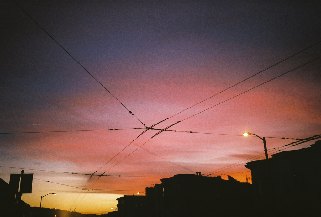 always arriving at sunset…perfect
