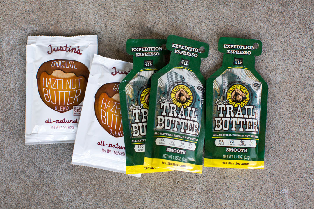Justin's & Trail Butter packets