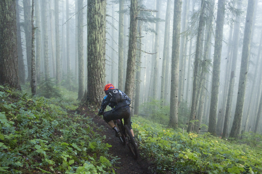  Chris Johnson ripping down it in late September at Trans Cascadia 