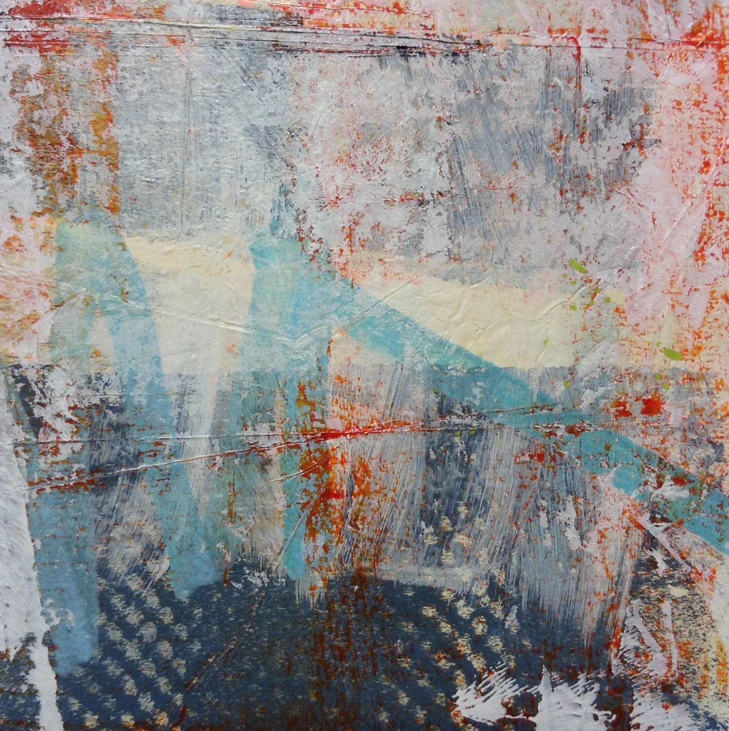 SW#1, 2014, acrylic on wood, 10 x 10 inches