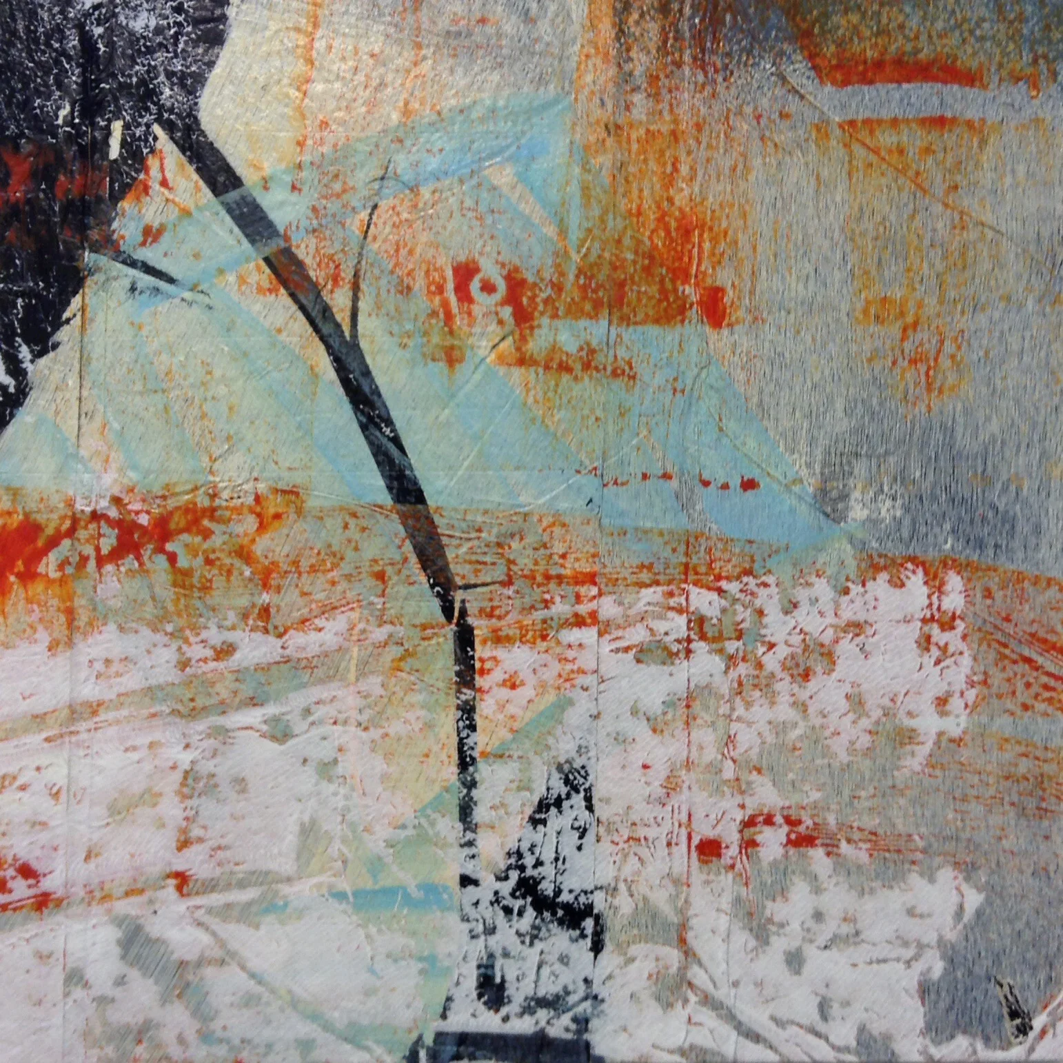 SW#2, 2014, acrylic on wood, 10 x 10 inches