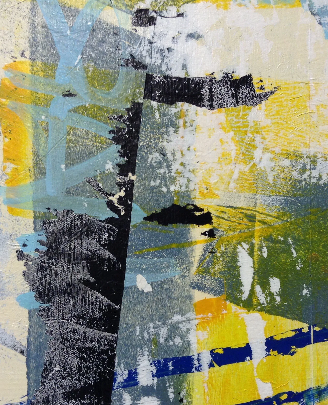 SW#6, 2014, acrylic on wood, 12 x 8 inches