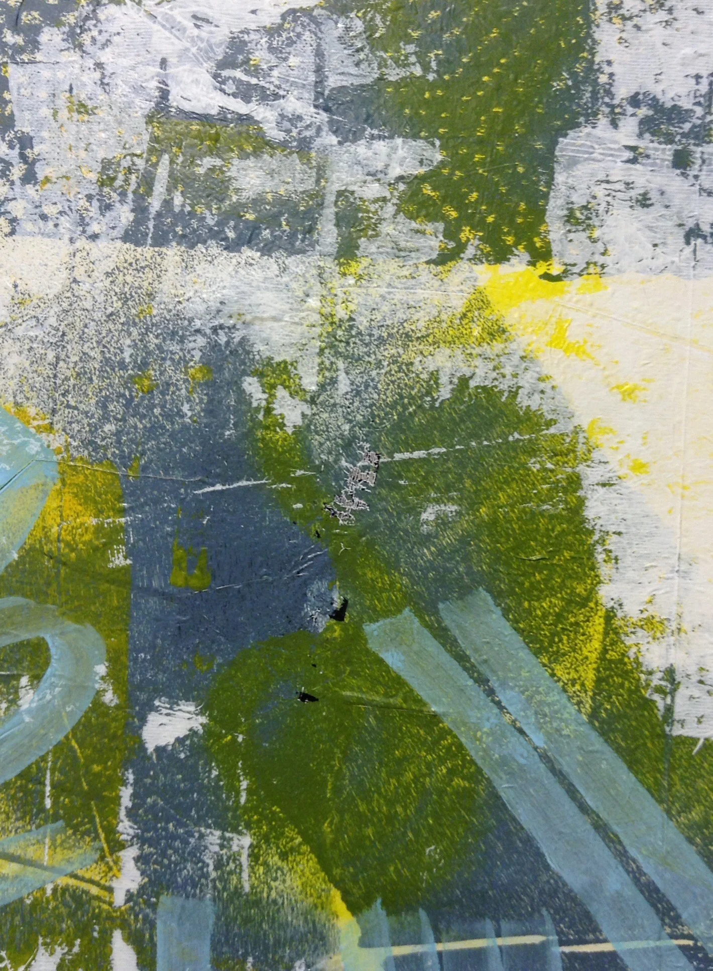 SW#7, 2014, acrylic on wood, 12 x 8 inches