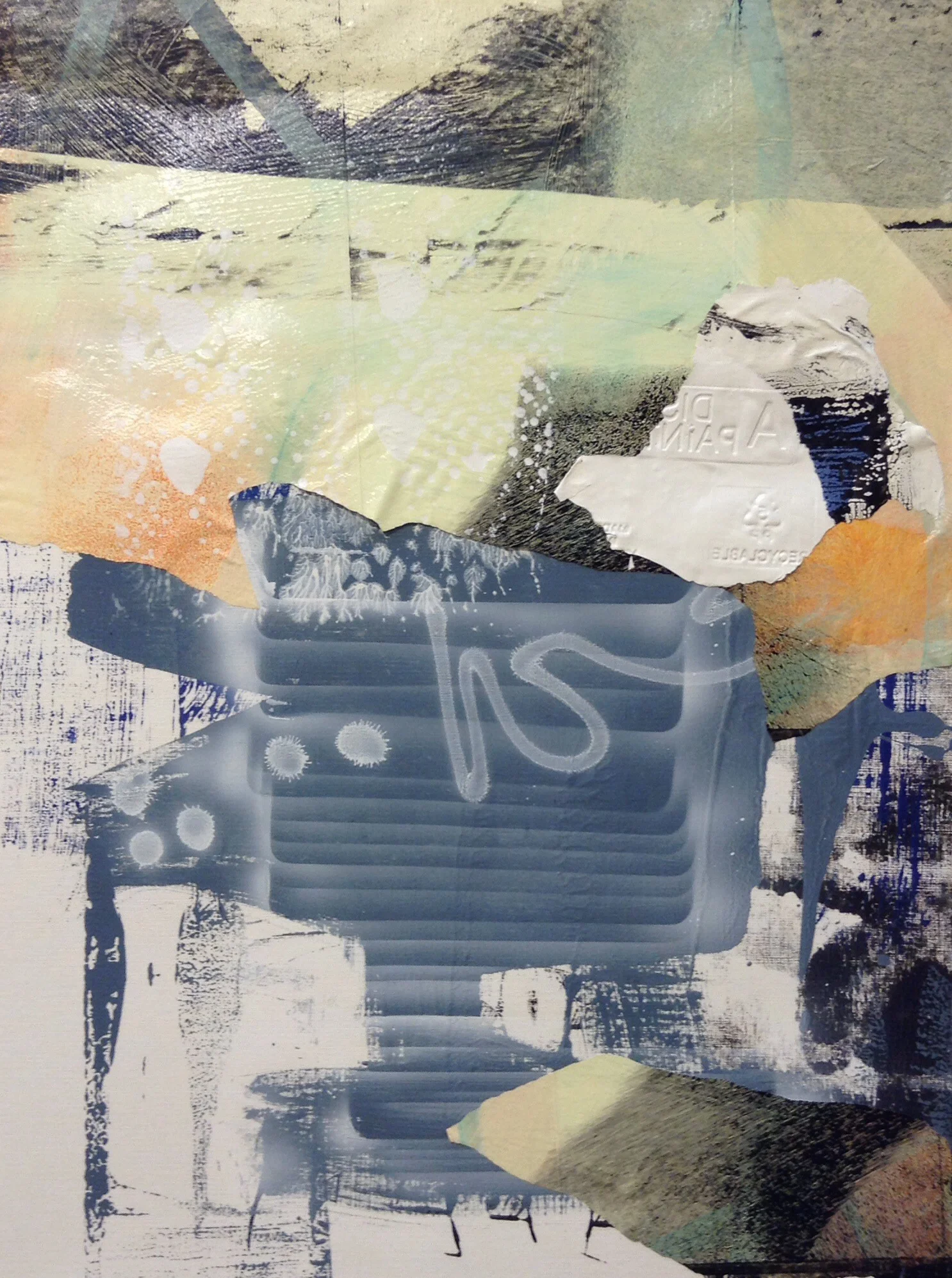 PS #34, 2014, acrylic on paper, 24 x 18 inches