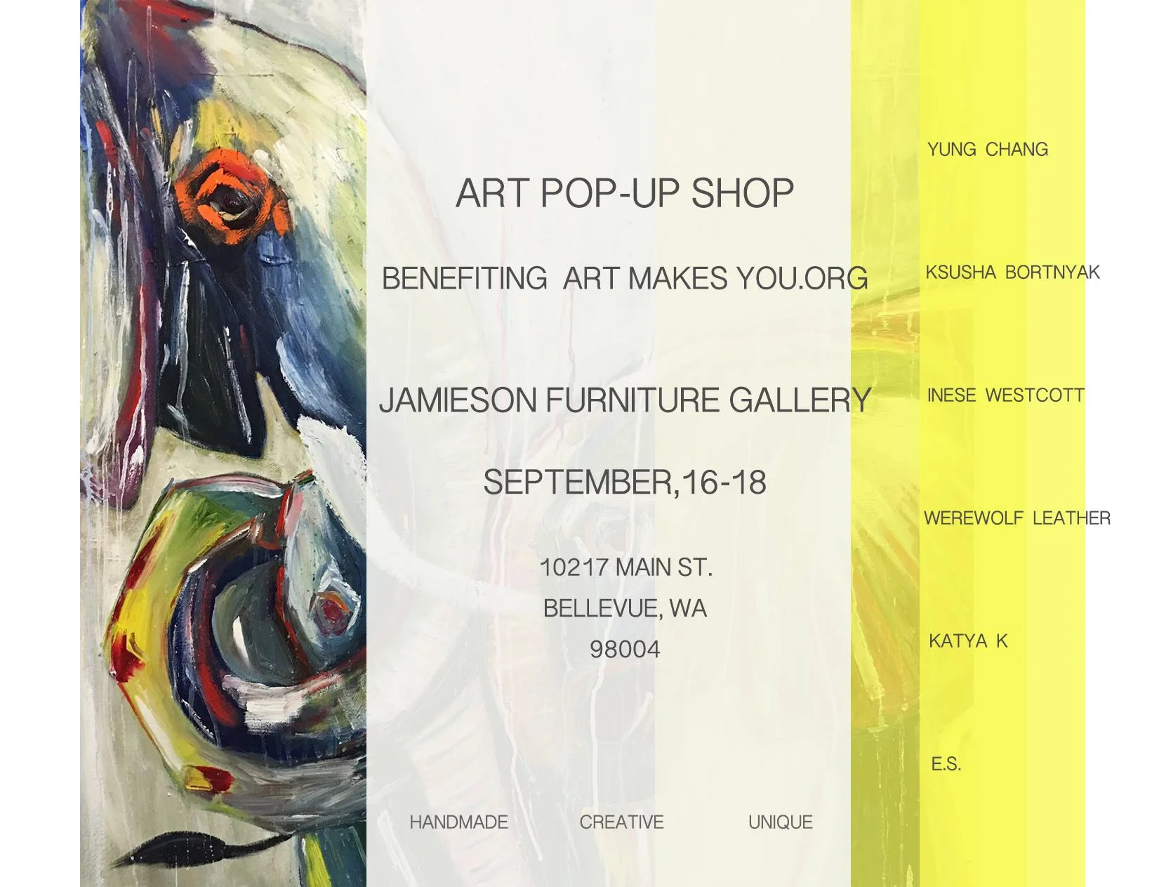 Art makes You POP-UP Art Shop