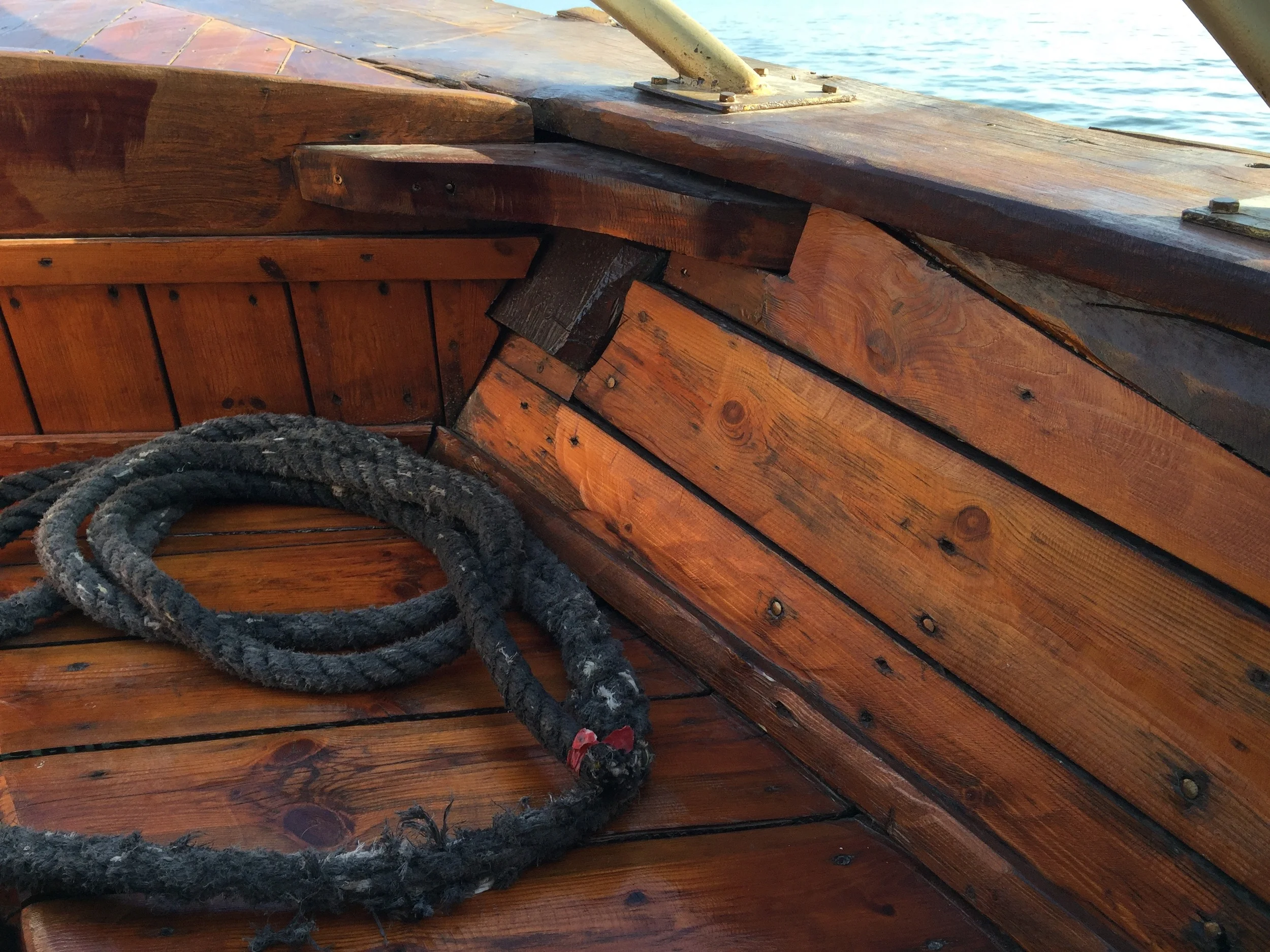 Rope and boat on Galilee