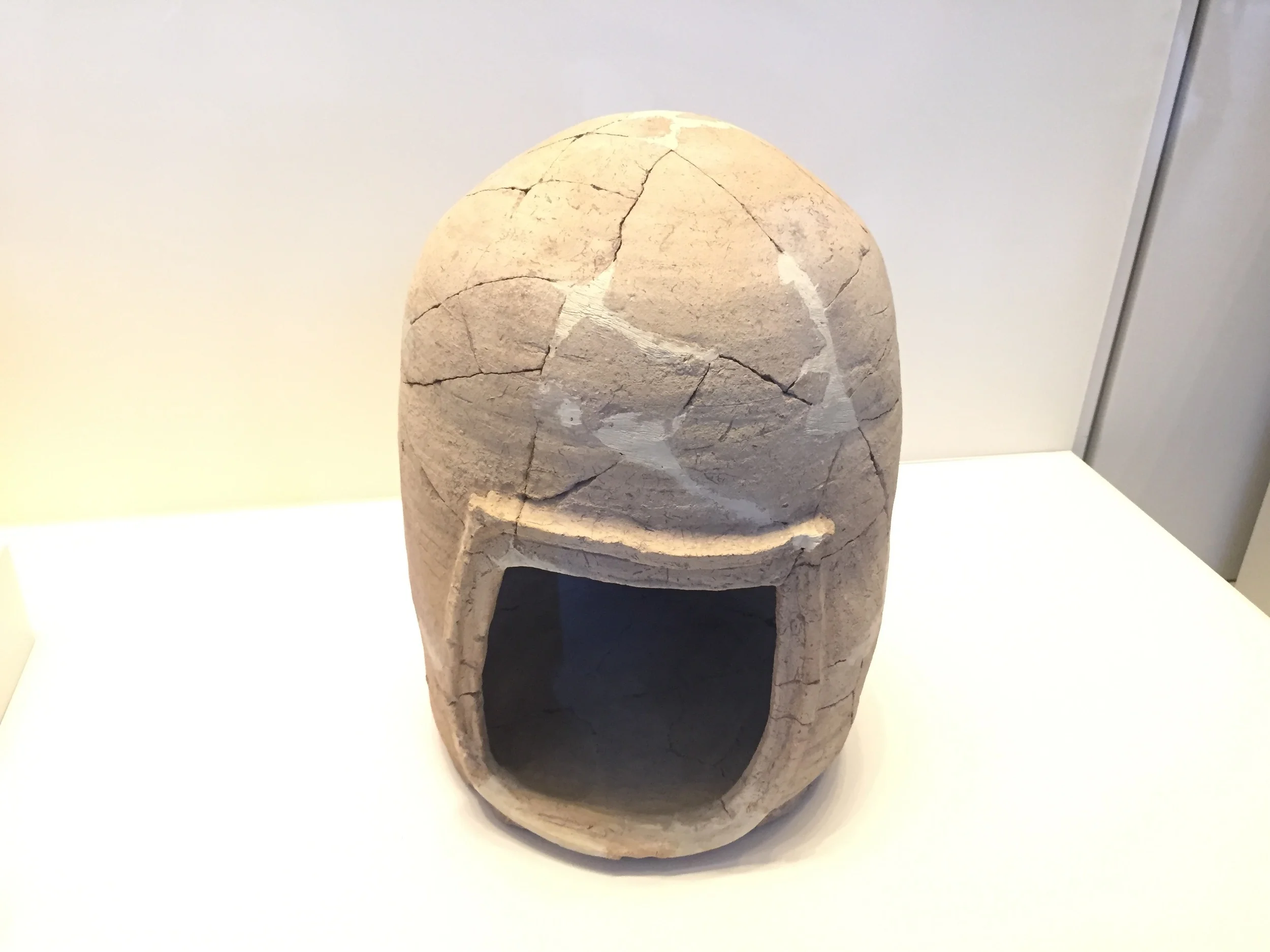 This is a pottery model of a shrine found at Hazor.