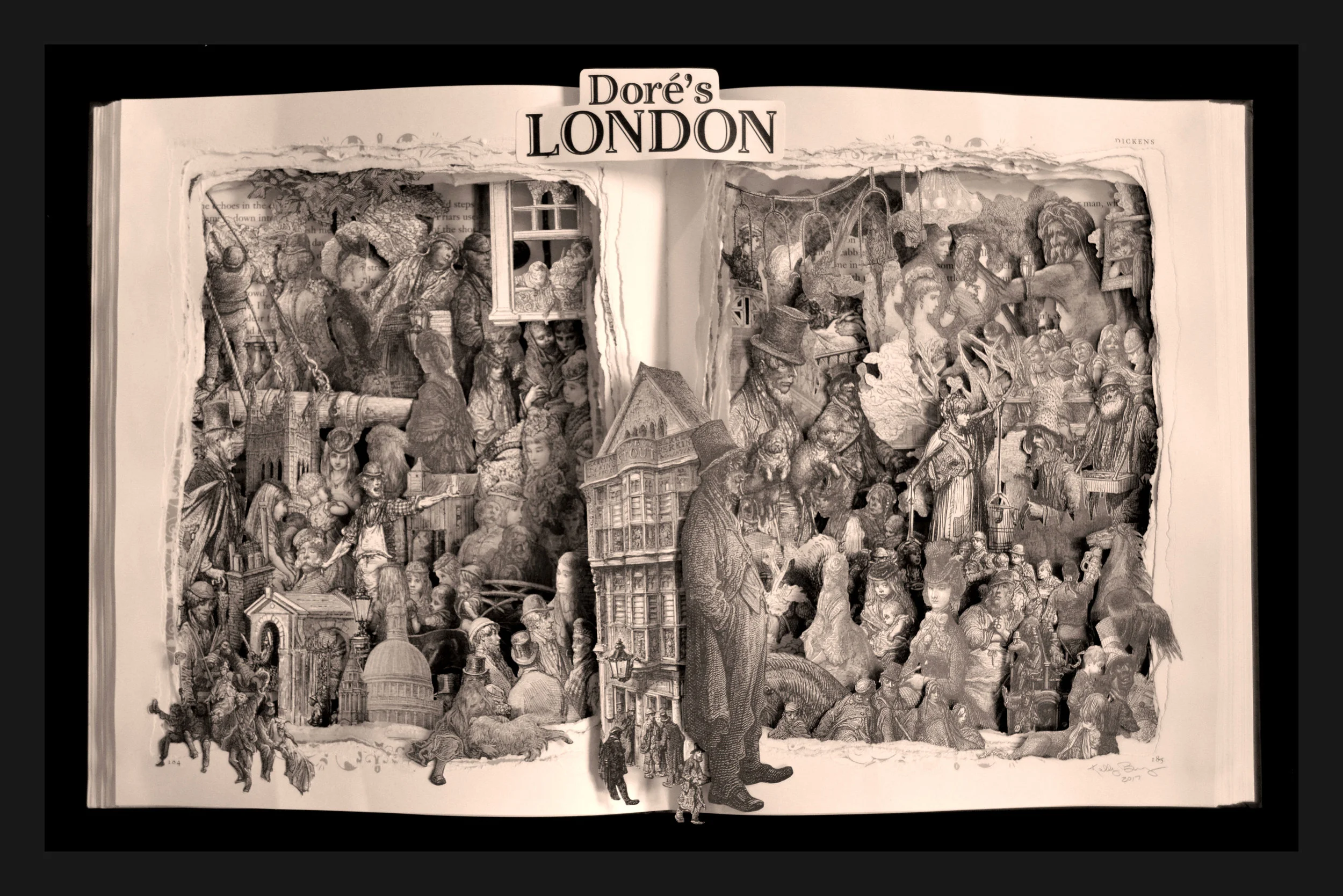 Dore's London Booksculpture 21x17x3.jpg
