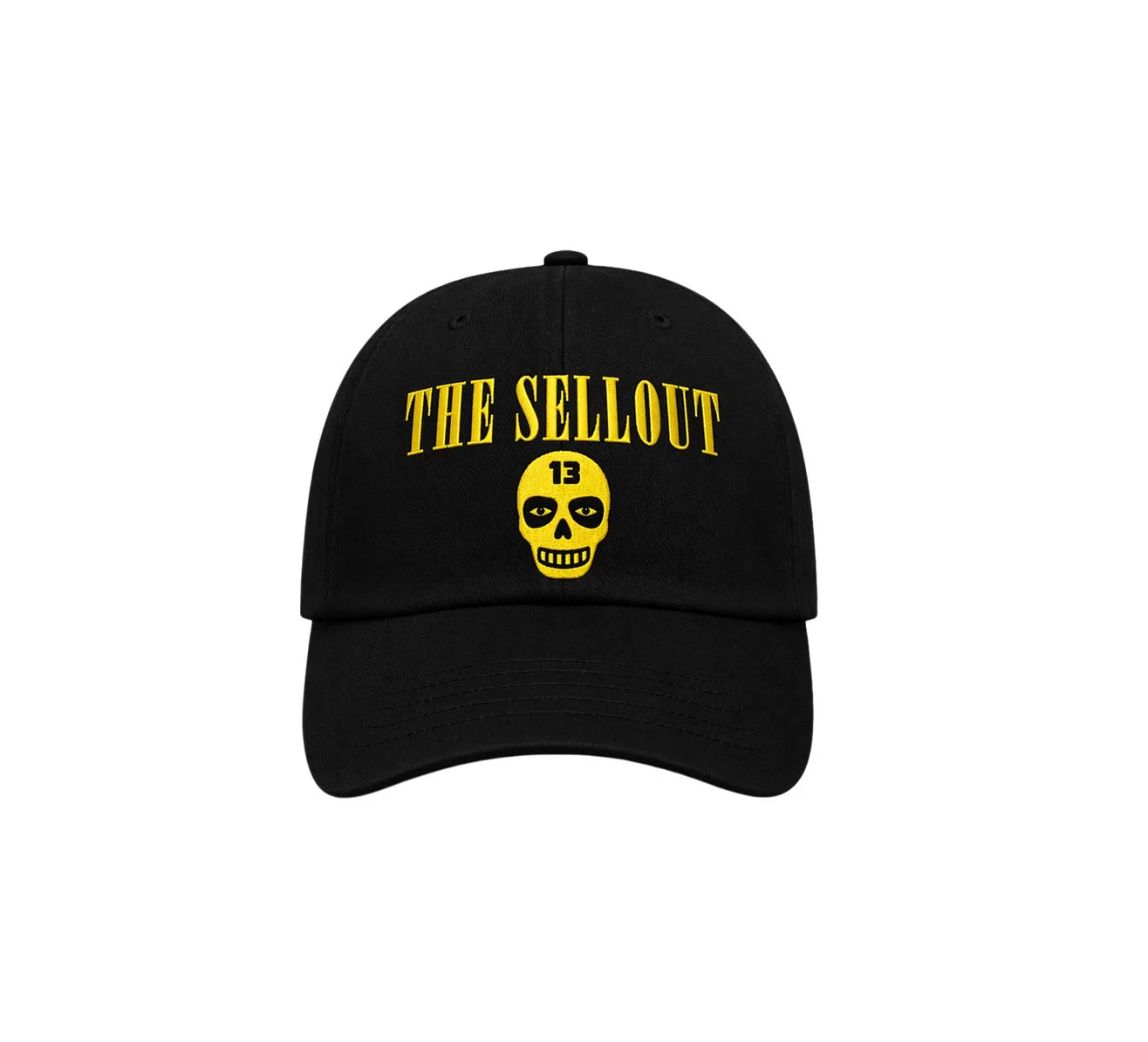 13 Skull Hat – Black