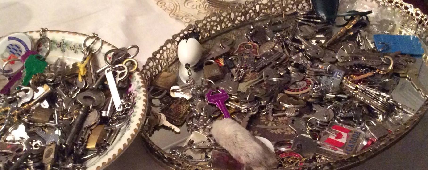 A selection of the keys that captured the stuff of a lifetime.