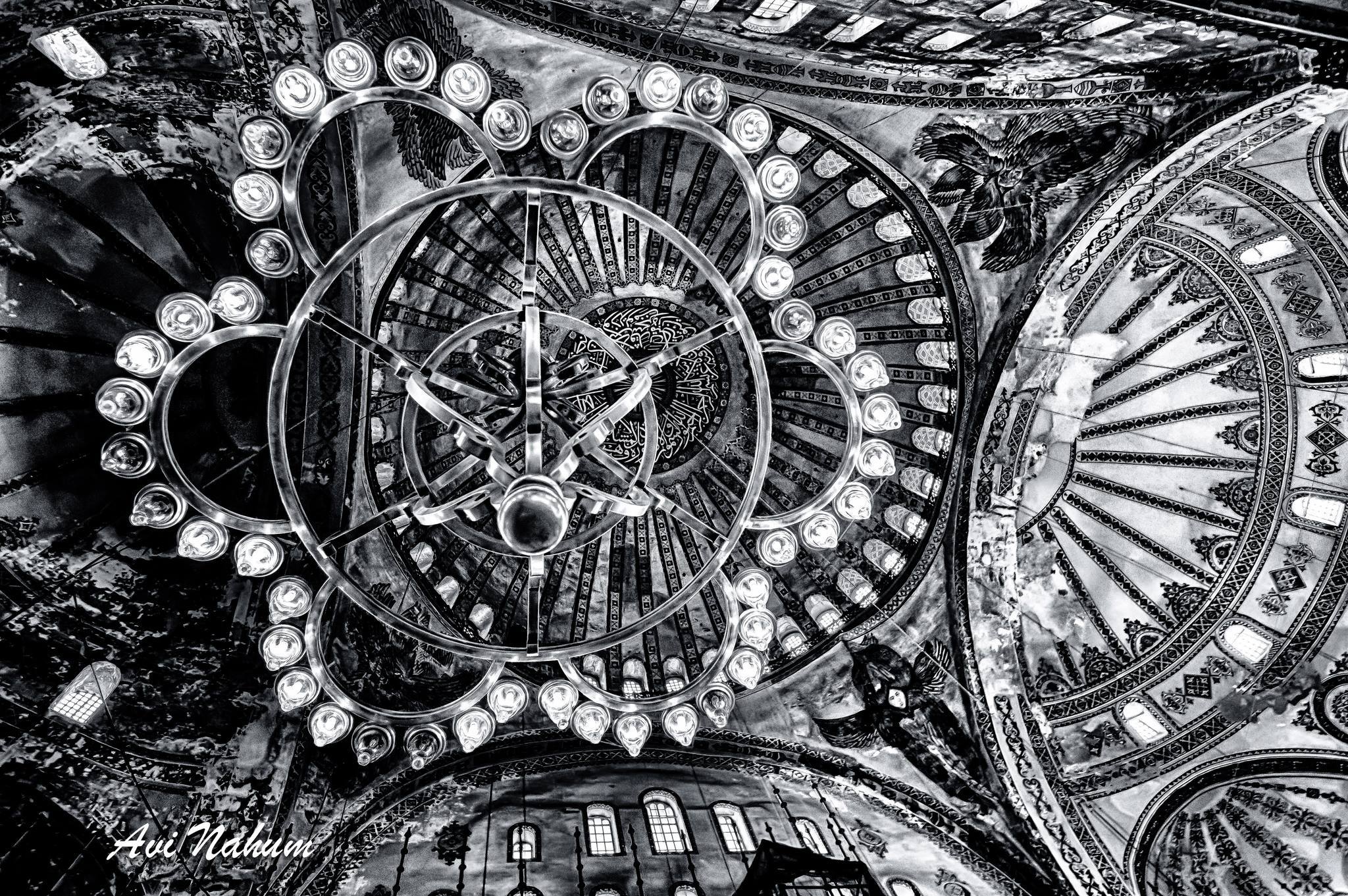 The spiraling ceilings of the Ayasofya in Istanbul model the sense of akilter from the start of this year.
