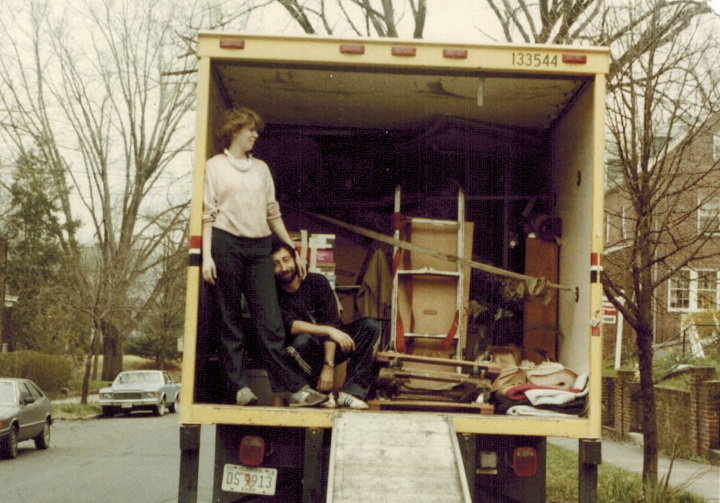 Leaving D.C. in 1984, when we moved ourselves, and called friends for help.