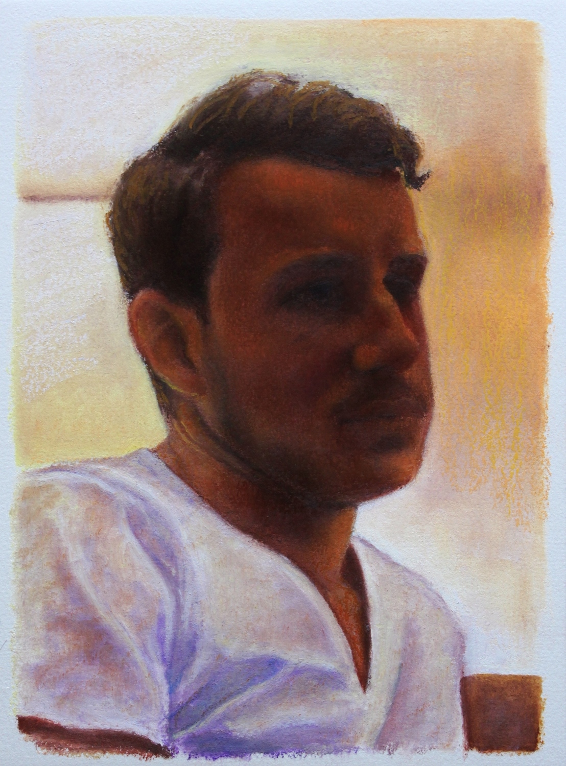 Brother - Oil Pastel On Paper (23x31cm)