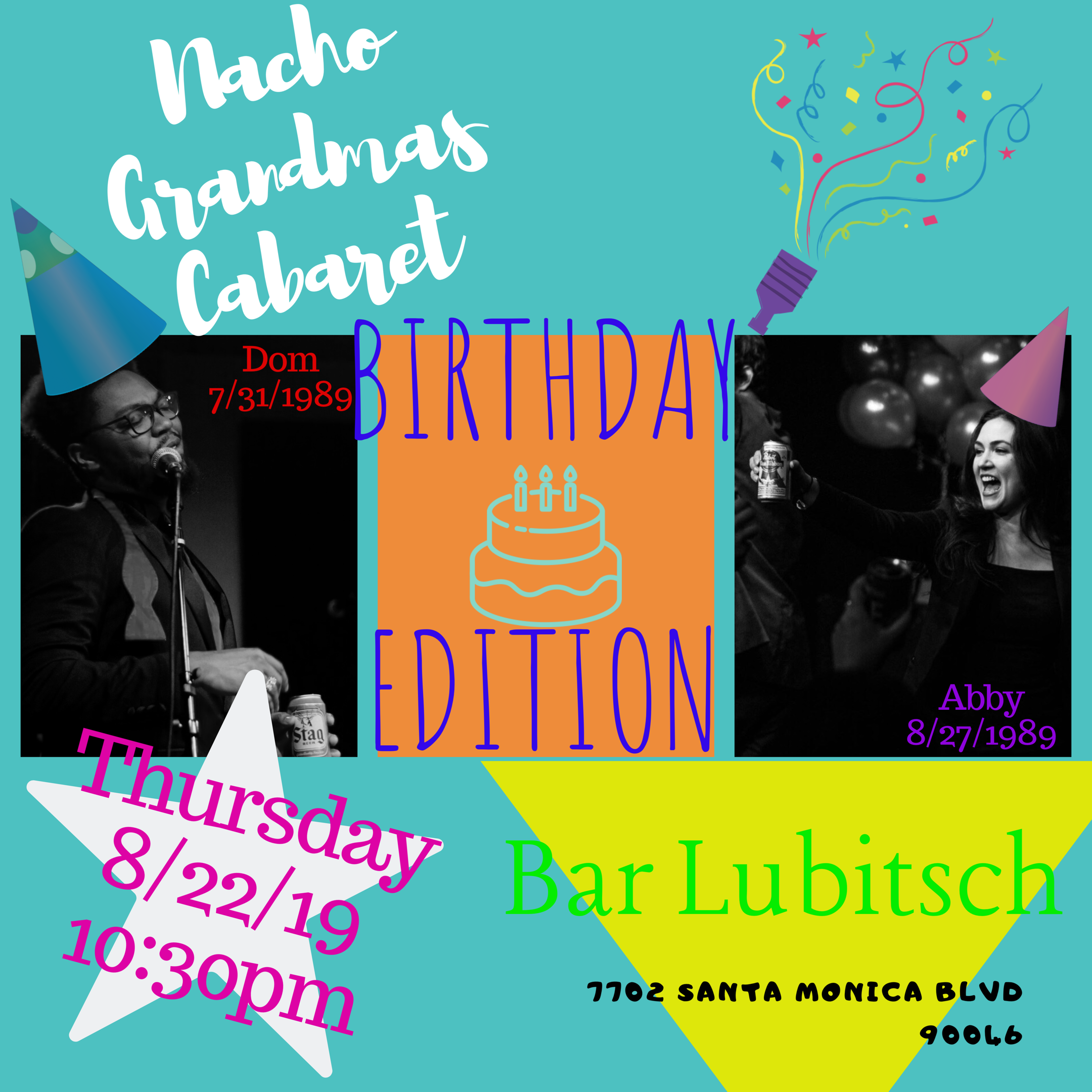 Nacho Grandma's Cabaret "Birthday Edition"