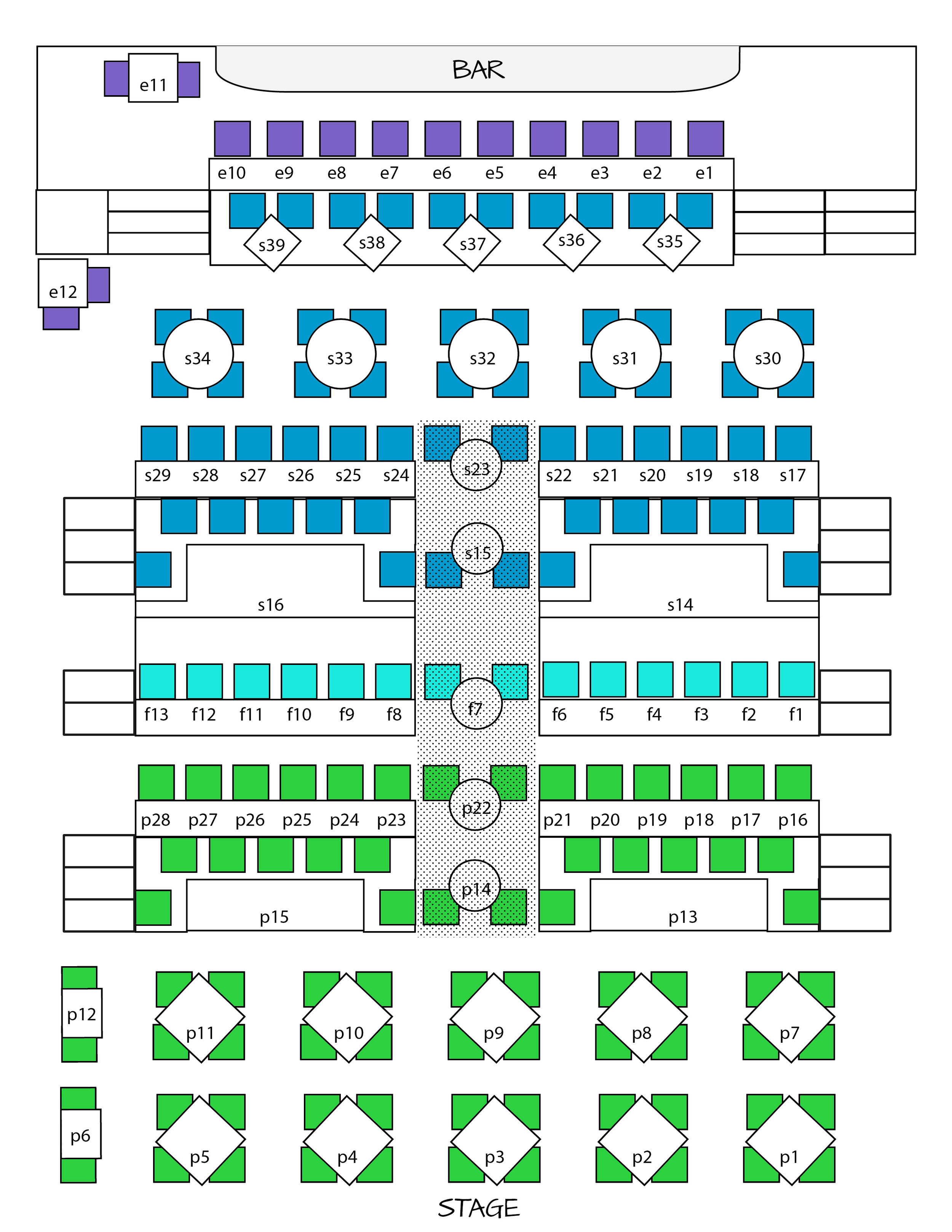 Crown Seating Chart