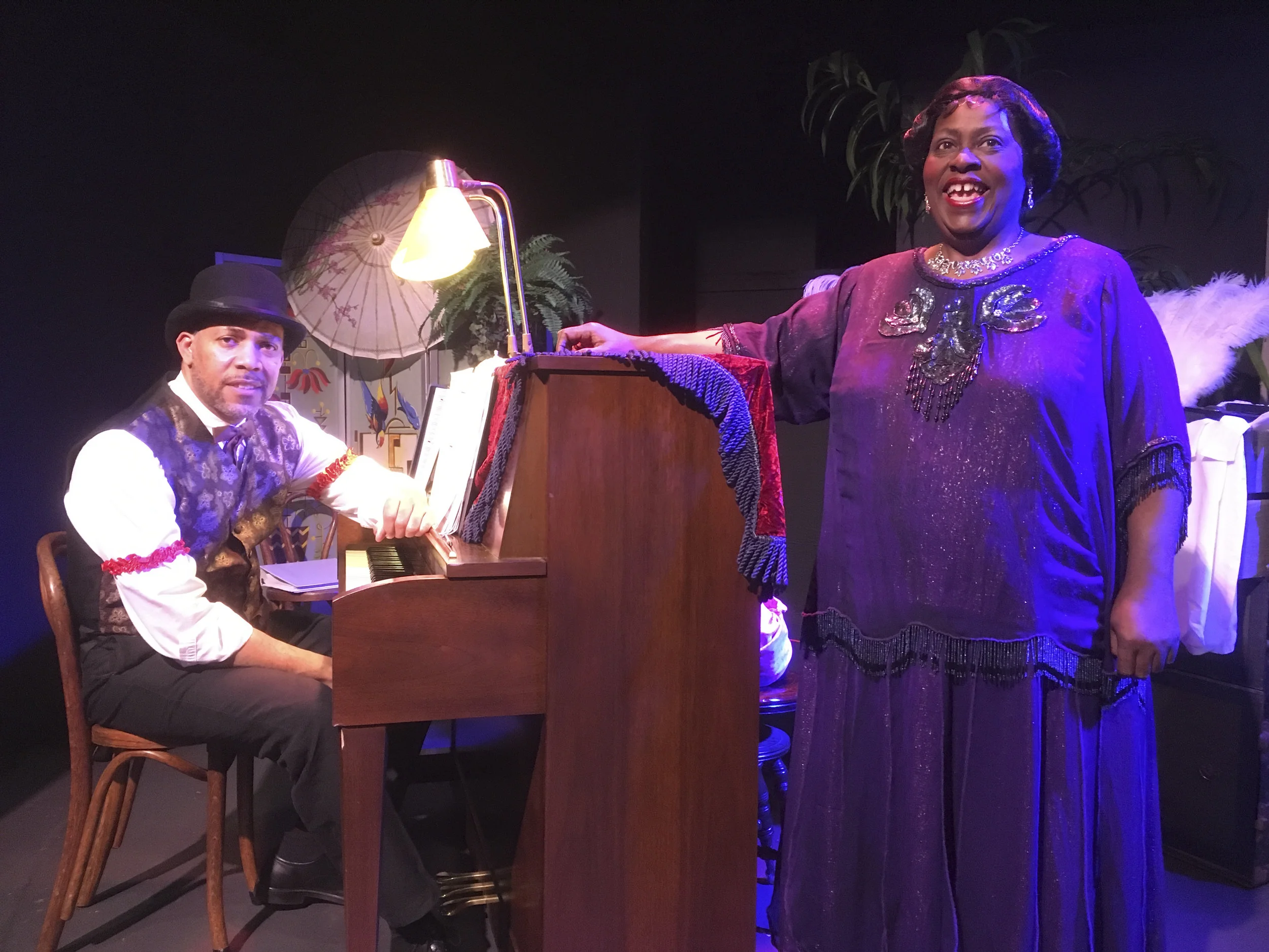Huron Breaux and Karla Burns in Hi-Hat Hattie